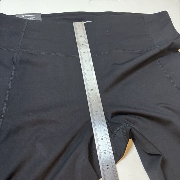 Member's Mark Black Leggings Women's Large Everyday Stretch High-Rise Ankle XXXL - Picture 6 of 9